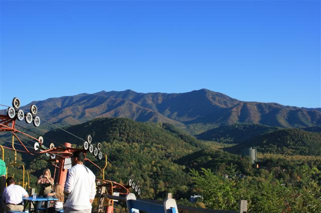 View from the Gatlinburg Sky Lift - Gatlinburg, TN